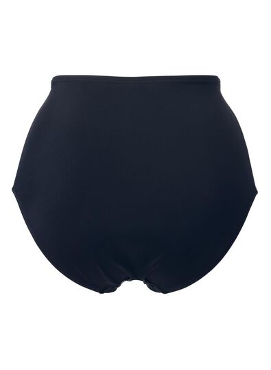 dames bikinislip high waist medium control recycled blauw L - 22340323 - HEMA