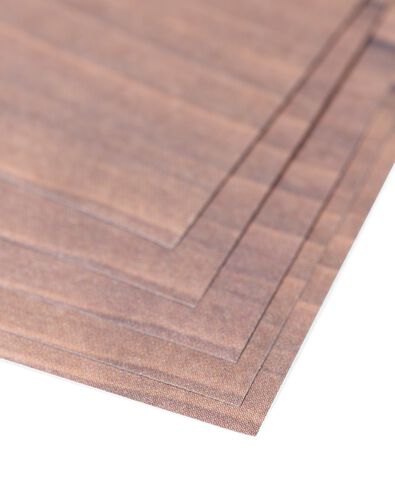 knutselpapier hout - 5 stuks - 15940115 - HEMA