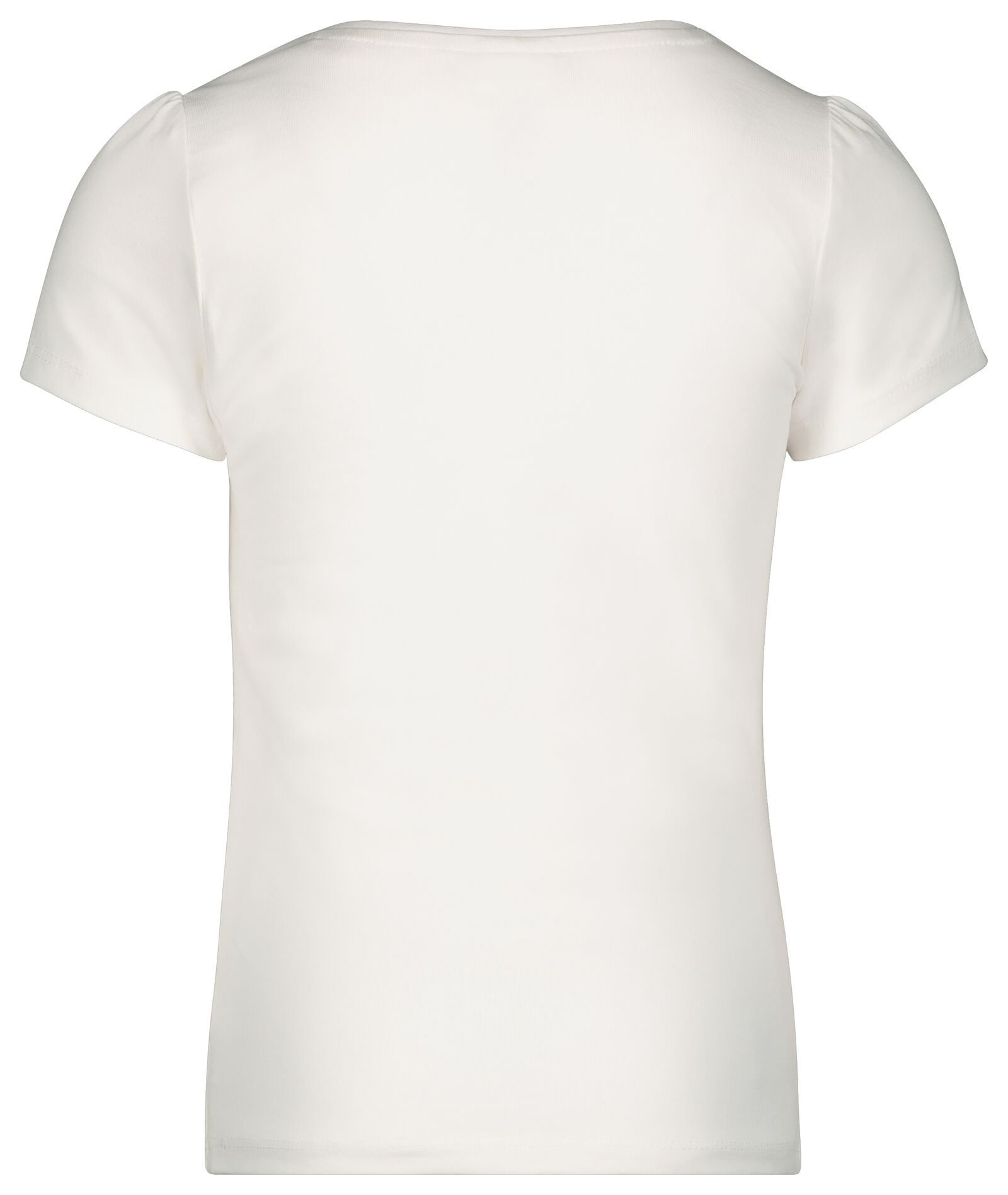 kinder t-shirts - 2 stuks wit 110/116 - 30843932 - HEMA