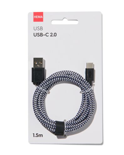 laadkabel USB naar USB-C 1.5m - 39630175 - HEMA