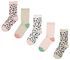 5-pak kindersokken luipaard multi multi - 1000020455 - HEMA