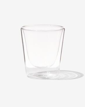 Uitdaging Veilig Beneden afronden dubbelwandig glas 150ml - HEMA