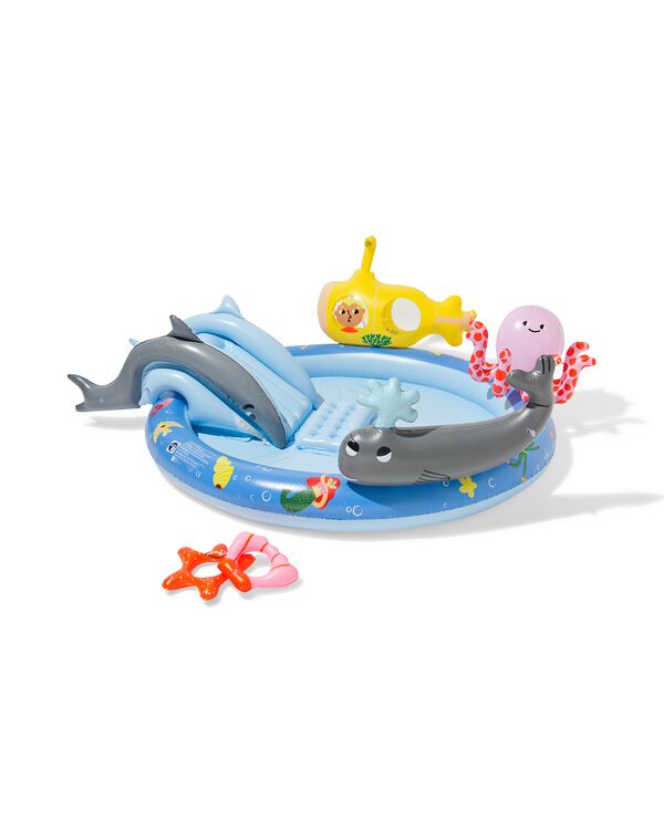 speelzwembad 195x175cm zeedieren - 15800346 - HEMA