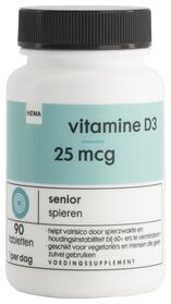 Mm Verhandeling rekenkundig vitamine D3 25mcg - 90 stuks - HEMA