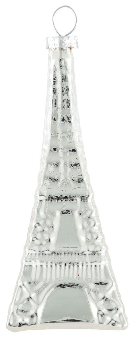 kerstbal Eiffeltoren 9cm - 25130170 - HEMA