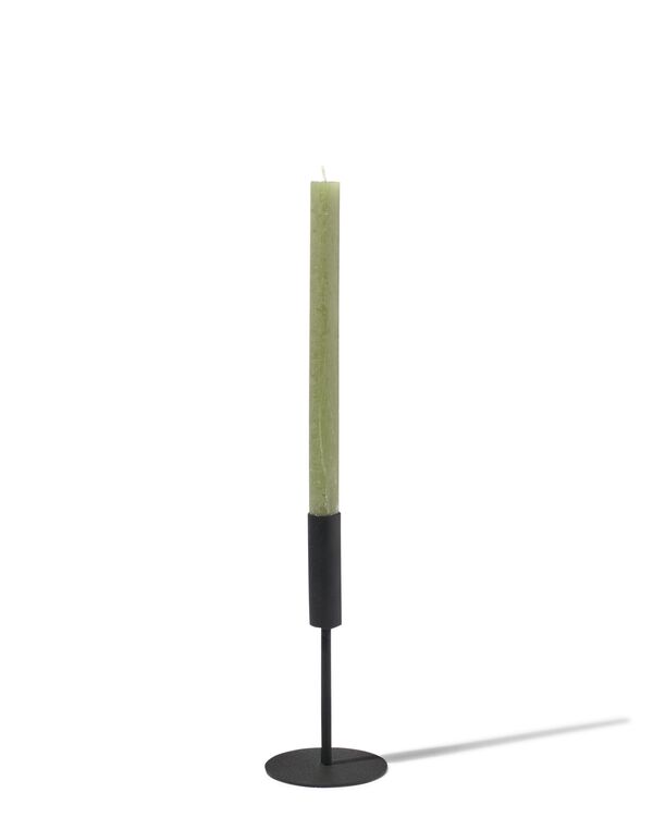 kandelaar - 20 cm - zwart - 13392052 - HEMA