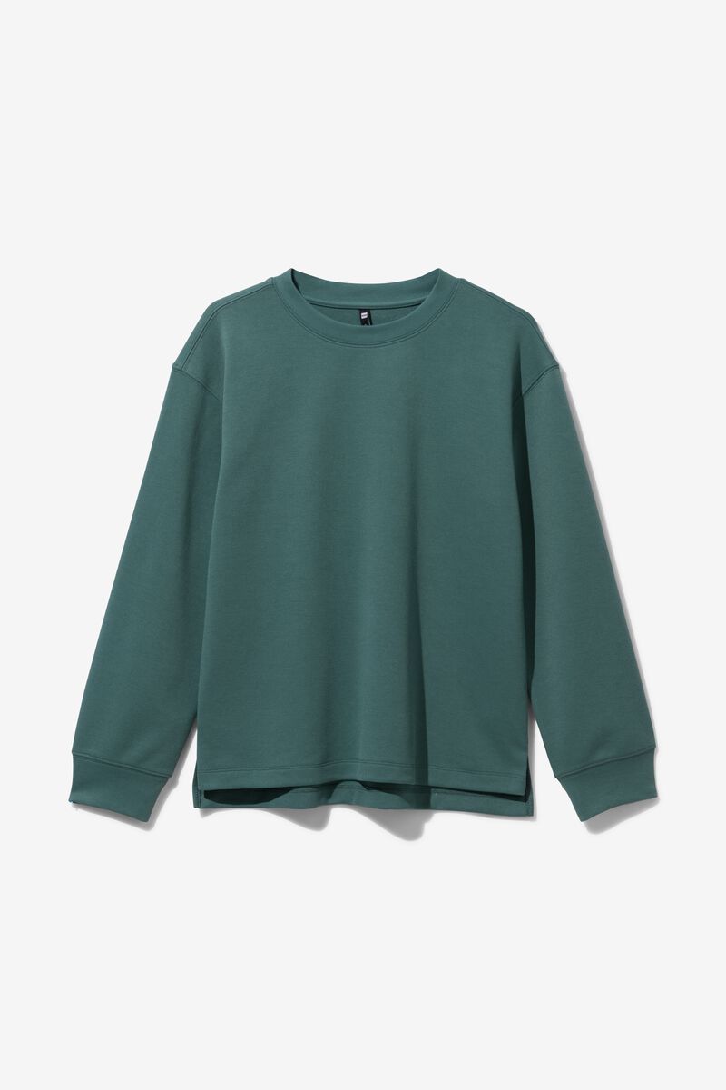 dames sweater Olive piqué - 1000030143 - HEMA