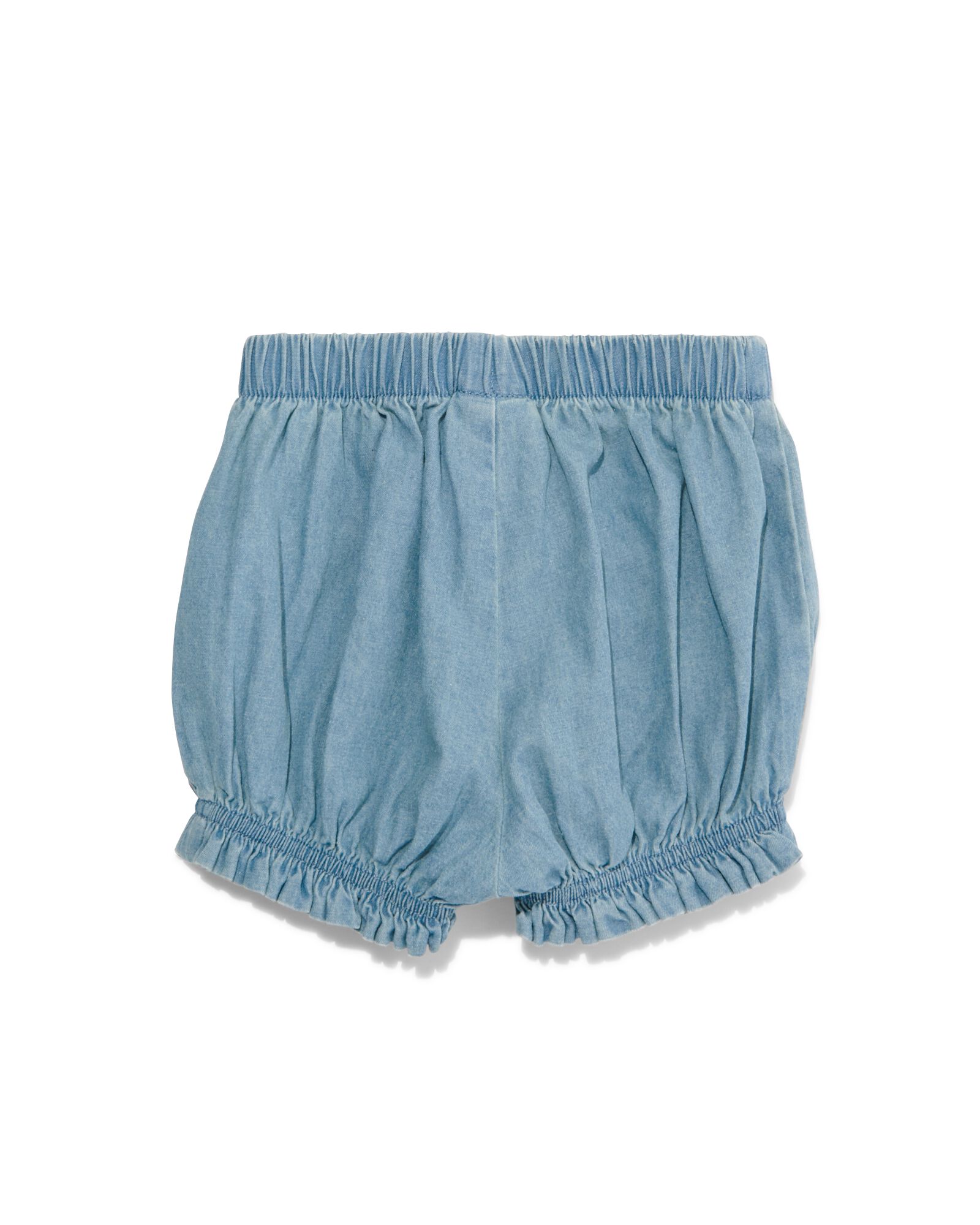 baby shorts denim blauw - 1000030979 - HEMA