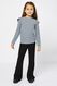 kinderlegging flared rib zwart zwart - 1000022378 - HEMA