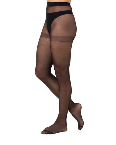 4-pak mat pantys 20 denier zwart 36/38 - 4012241 - HEMA