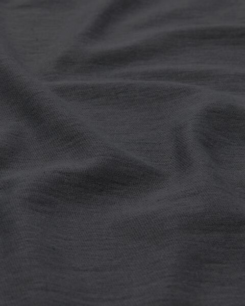 hoeslaken - jersey katoen - 180 x 200 cm - donkergrijs donkergrijs 180 x 200 - 5140007 - HEMA