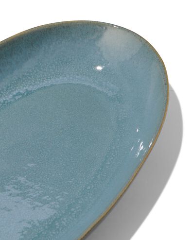 ovale schaal 30cm Porto reactief glazuur blauw - 9602312 - HEMA