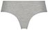 dames brazilian met kant grijsmelange L - 19649964 - HEMA