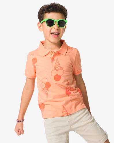 kinderpolo  oranje oranje - 30741115ORANGE - HEMA