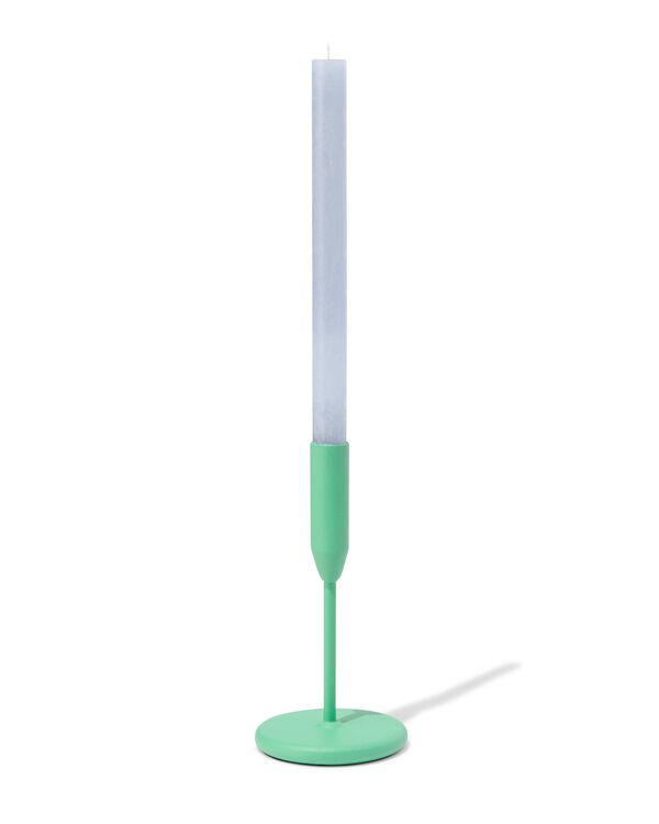 kandelaar tube Ø10x20 groen metaal - 13323145 - HEMA