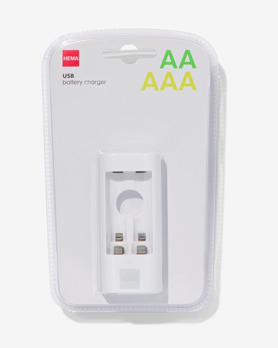 struik Slip schoenen Bridge pier USB batterijlader voor AA of AAA batterijen - HEMA