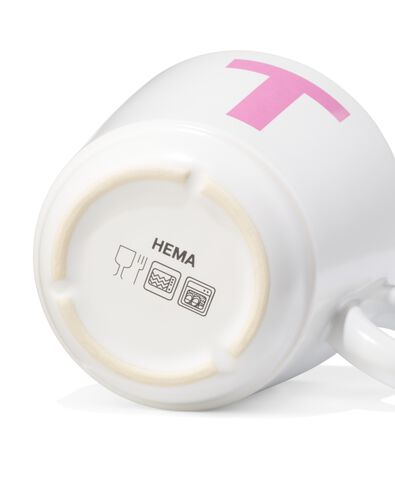 mok 280ml letter T - 61130419 - HEMA