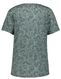 dames t-shirt Alara palmblad groen M - 36205447 - HEMA