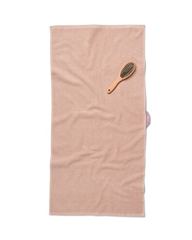 handdoeken tweedekans recycled katoen lichtroze lichtroze - 1000031878 - HEMA