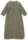 babyslaapzak met afritsmouwen padded velours animal groen 68/80 - 33338122 - HEMA