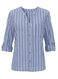 damesblouse lichtblauw lichtblauw - 1000012918 - HEMA