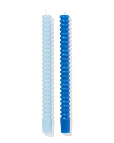 kaarsen ribbel - 2 stuks - 13506100 - HEMA