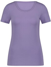 dames basis t-shirt lila lila - 1000028444 - HEMA