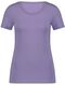 dames basis t-shirt lila - 1000028444 - HEMA
