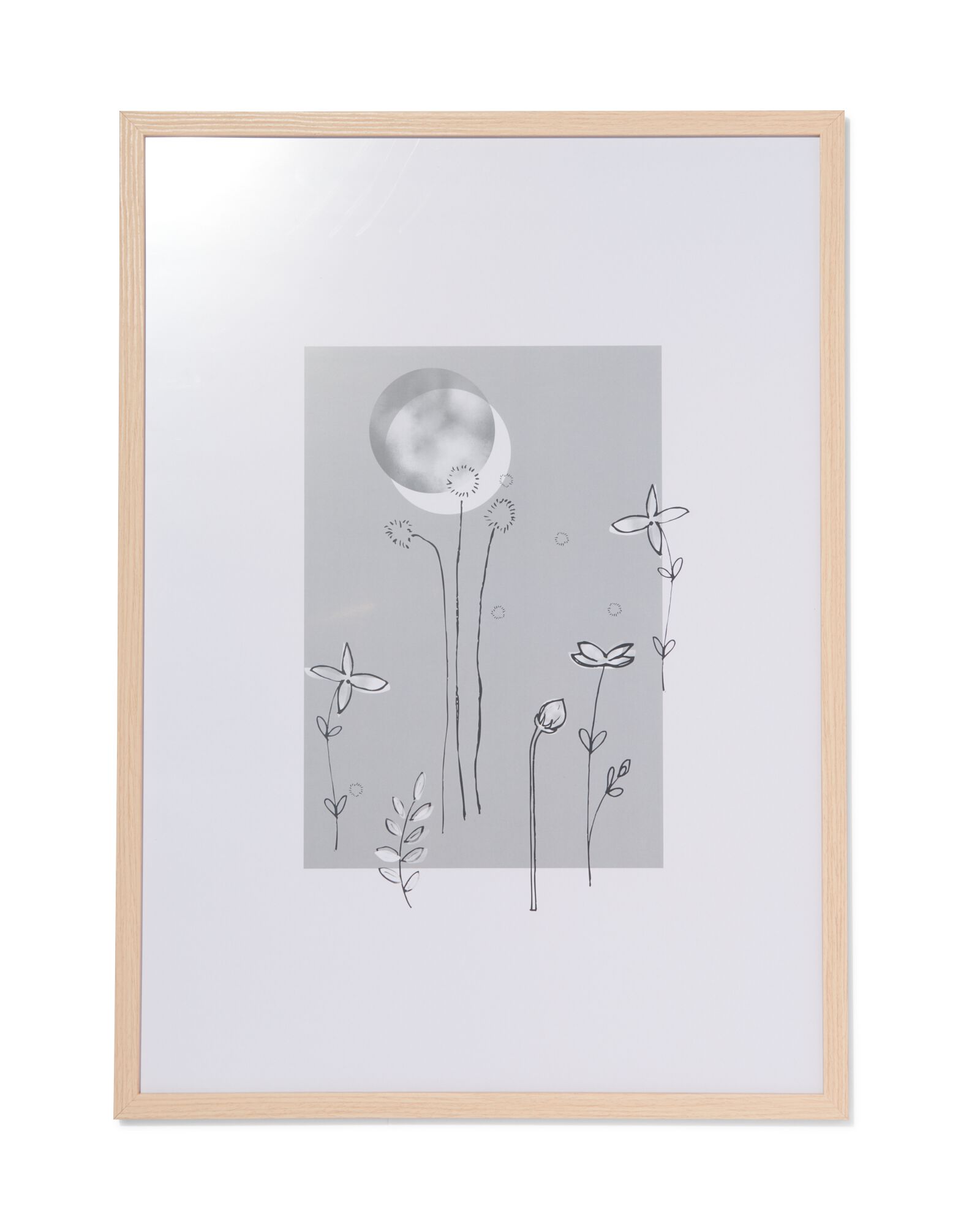fotolijst 50x70 hout naturel - 13621056 - HEMA