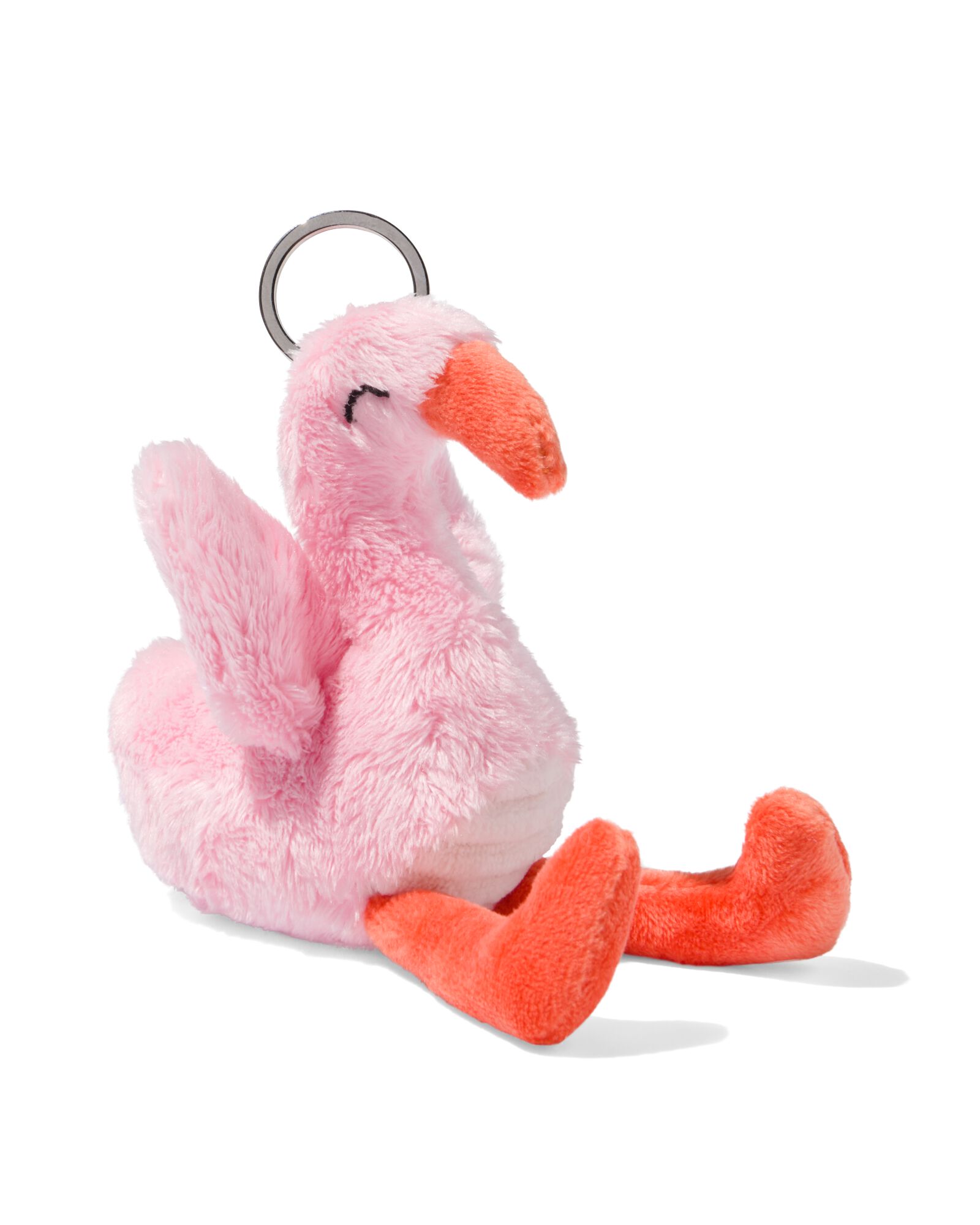 sleutelhanger pluche flamingo - 15100086 - HEMA