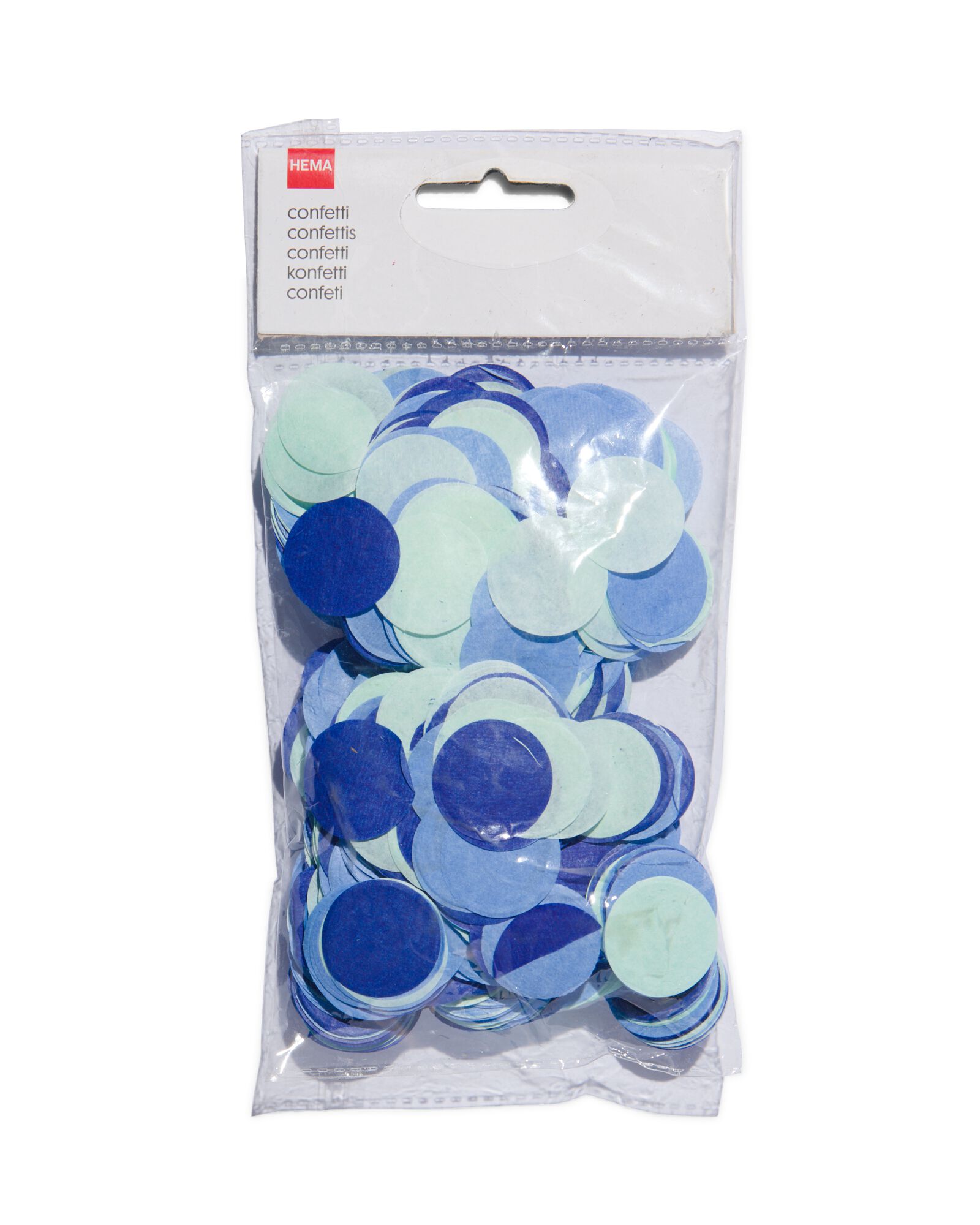 confetti blauw - 14280137 - HEMA