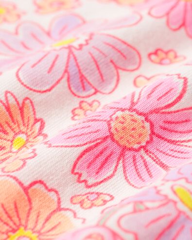 kindernachthemd bloemen roze 134/140 - 23031685 - HEMA