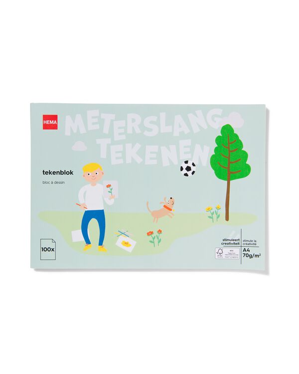 tekenblok A4 - 15910057 - HEMA