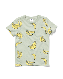 kinder t-shirt bananen groen groen - 1000030680 - HEMA