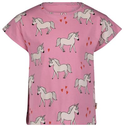 kinder t-shirt eenhoorn roze - 1000017859 - HEMA