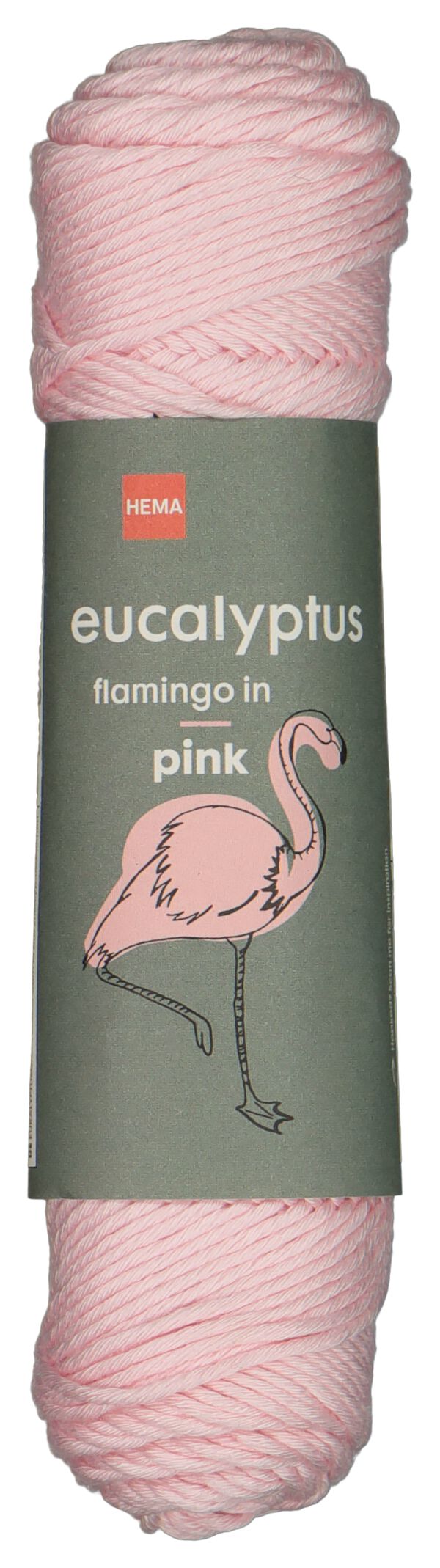 brei en haakgaren eucalyptus 50gr/83m roze roze eucalyptus - 1400209 - HEMA