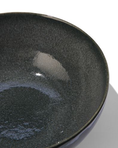 schaal Ø26cm Porto reactief glazuur zwart - 9602037 - HEMA