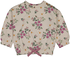 baby sweater met bloemen ecru - 1000029135 - HEMA