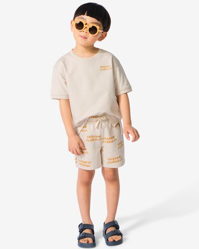 kinder kleding sweatset ecru ecru - 30740516ECRU - HEMA