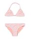 kinder bikini met ruiten roze 134/140 - 22259637 - HEMA