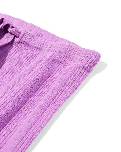babylegging rib - 2 stuks paars paars - 33000670PURPLE - HEMA