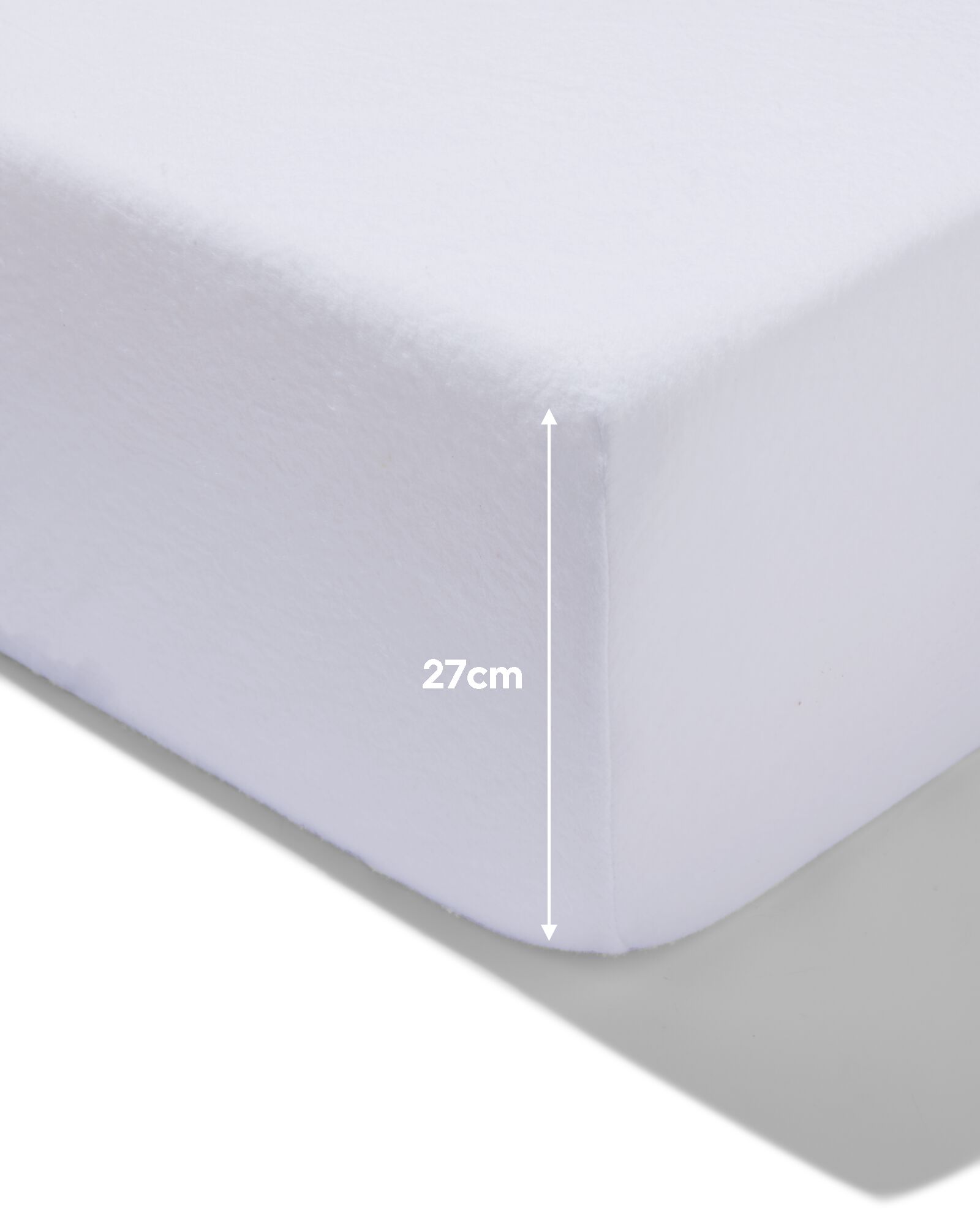 hoeslaken molton stretch 160x220 - 5190154 - HEMA