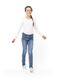 kinder jeans skinny fit middenblauw 128 - 30853466 - HEMA
