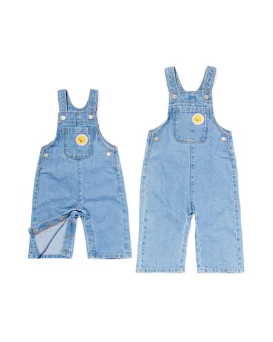 babytuinbroek denim denim - 33078760DENIM - HEMA