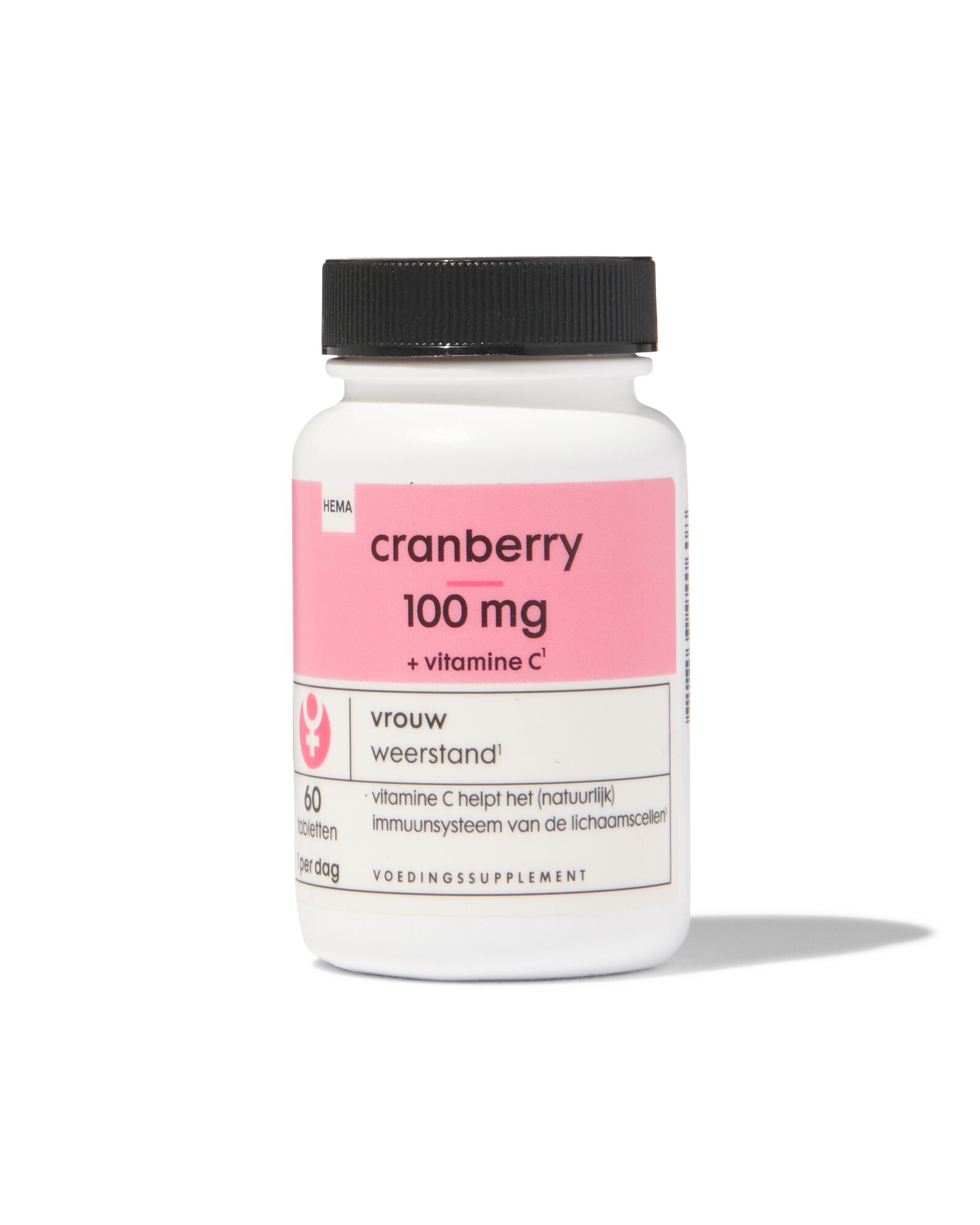 cranberry 100mg + vitamine C - 60 stuks - 11402206 - HEMA
