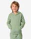 kinder hoodie met kangeroezak groen 134/140 - 30769431 - HEMA