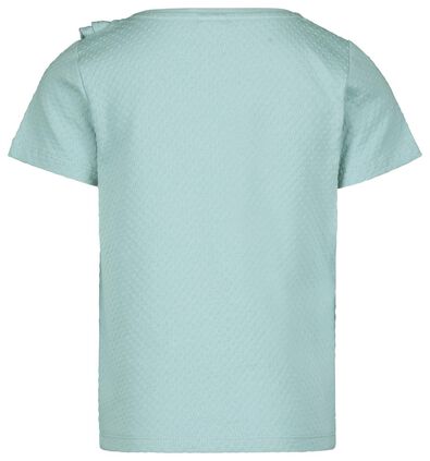 kinder t-shirt ruffle blauw - 1000023419 - HEMA