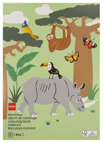 kleurboek wilde dieren A4 - 15910205 - HEMA