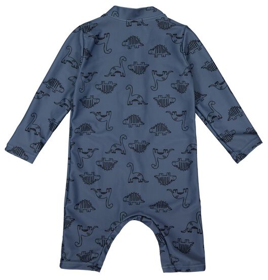Namens Tijdig Overeenkomend baby zwempak UV-beschermend dino's blauw - HEMA