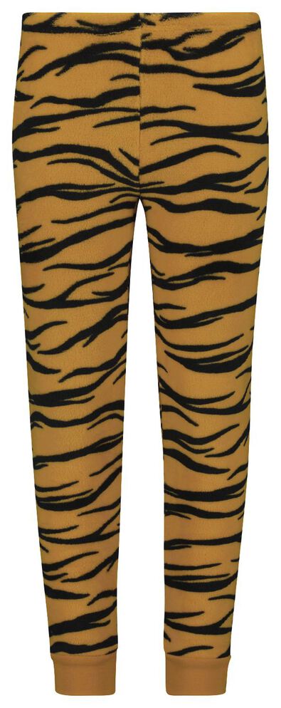 kinder pyjama fleece cheetah bruin 122/128 - 23020164 - HEMA